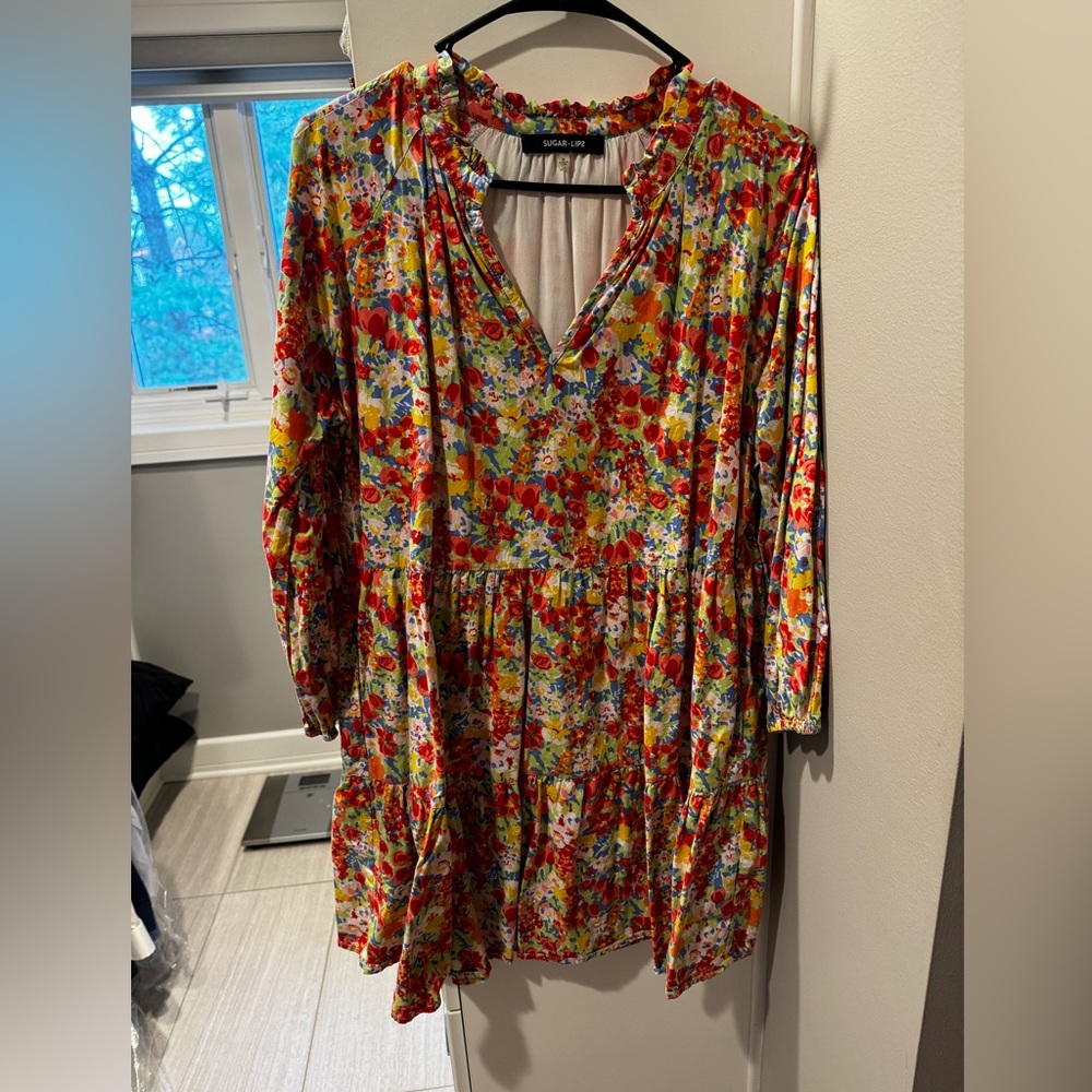 Medium Sugar Lips floral dress